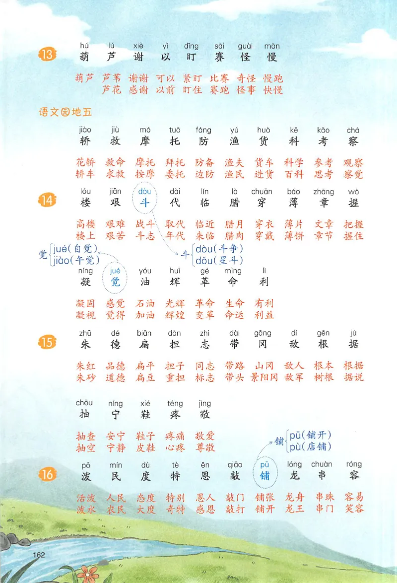 《2年级上册语文课后生字组词25秋_2025秋小学语数英热门学习资料合集》第6页预览