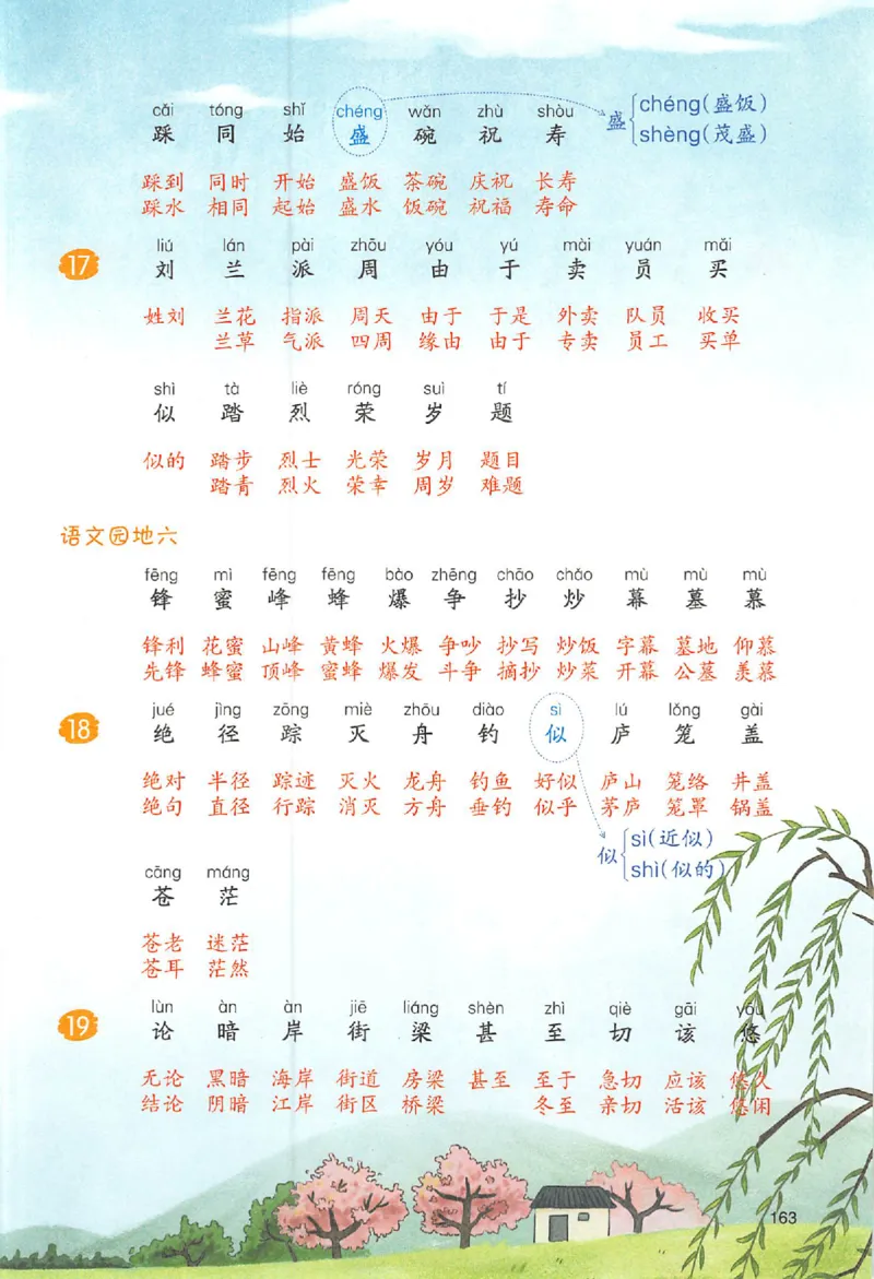 《2年级上册语文课后生字组词25秋_2025秋小学语数英热门学习资料合集》第7页预览