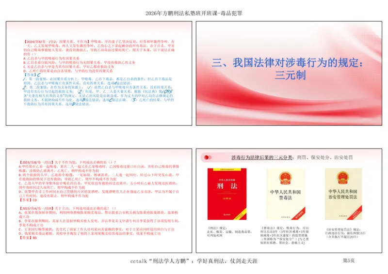 《方鹏-毒品犯罪的过去-现在-未来_2026法考客观_名师私塾_「26刑法方鹏主客一体班视频+讲义」_022026方鹏讲刑法基础课(带读)_00讲义》第5页预览