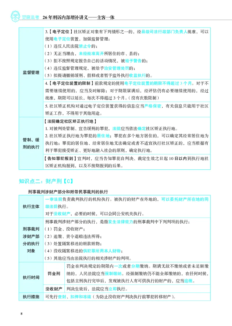 《彩色26年刑诉内部增补讲义_2026法考客观_觉-X_增补课程汇总_刑诉肖沛权增补课程》第8页预览
