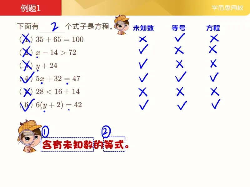 《_第13讲_简易方程笔记-77999d6ecb43_小学学而思全套_三年级全套_三年级直播课_2021年春季课程三年级_13.简易方程》第5页预览