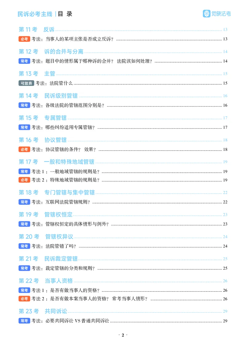《彩色26年民诉必考主线_2026法考客观_觉-X_0926JX客观考前冲刺-必考主线课程_01.2026民诉必考主线(韩心怡)》第6页预览