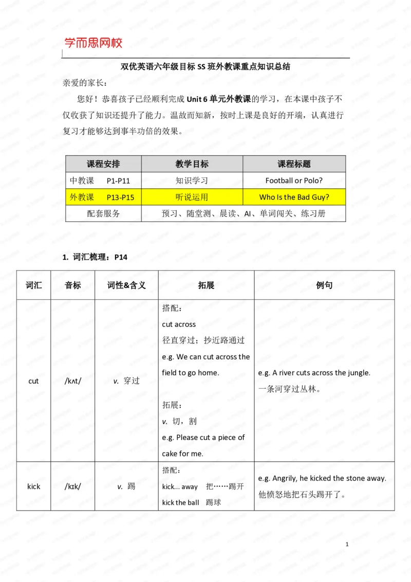 《暑假六年级SS班U6-L2重点知识总结-48a76d758f6d_小学学而思全套_六年级全套_六年级2020年暑-2021年春直播课程_2020年暑假课程六年级_2020年暑假课程六年级_2020年暑假课程六年级英语》第1页预览