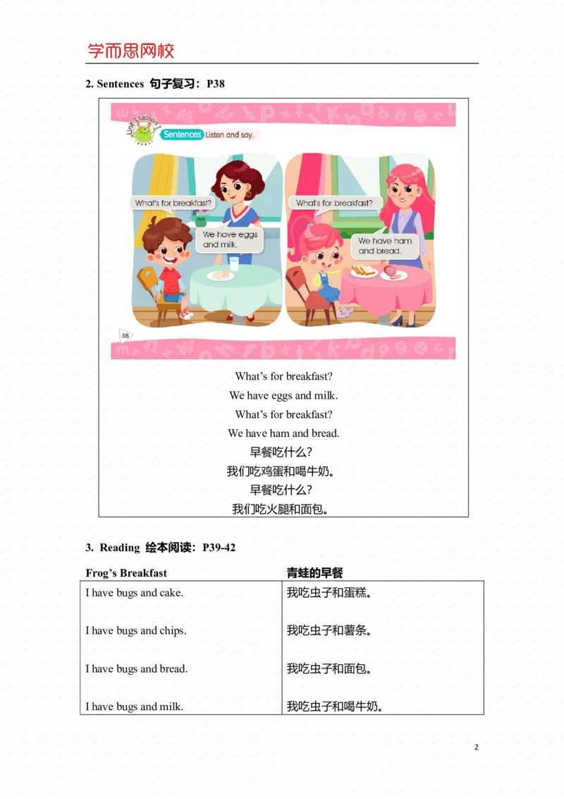 《U3-Ls1重点知识总结_U3-Ls1重点知识总结-c0e2e80a4ae5_小学学而思全套_一年级全套_2020年春季一年级_2020年春季一年级双优英语直播目标S班吕平_新增资料》第2页预览