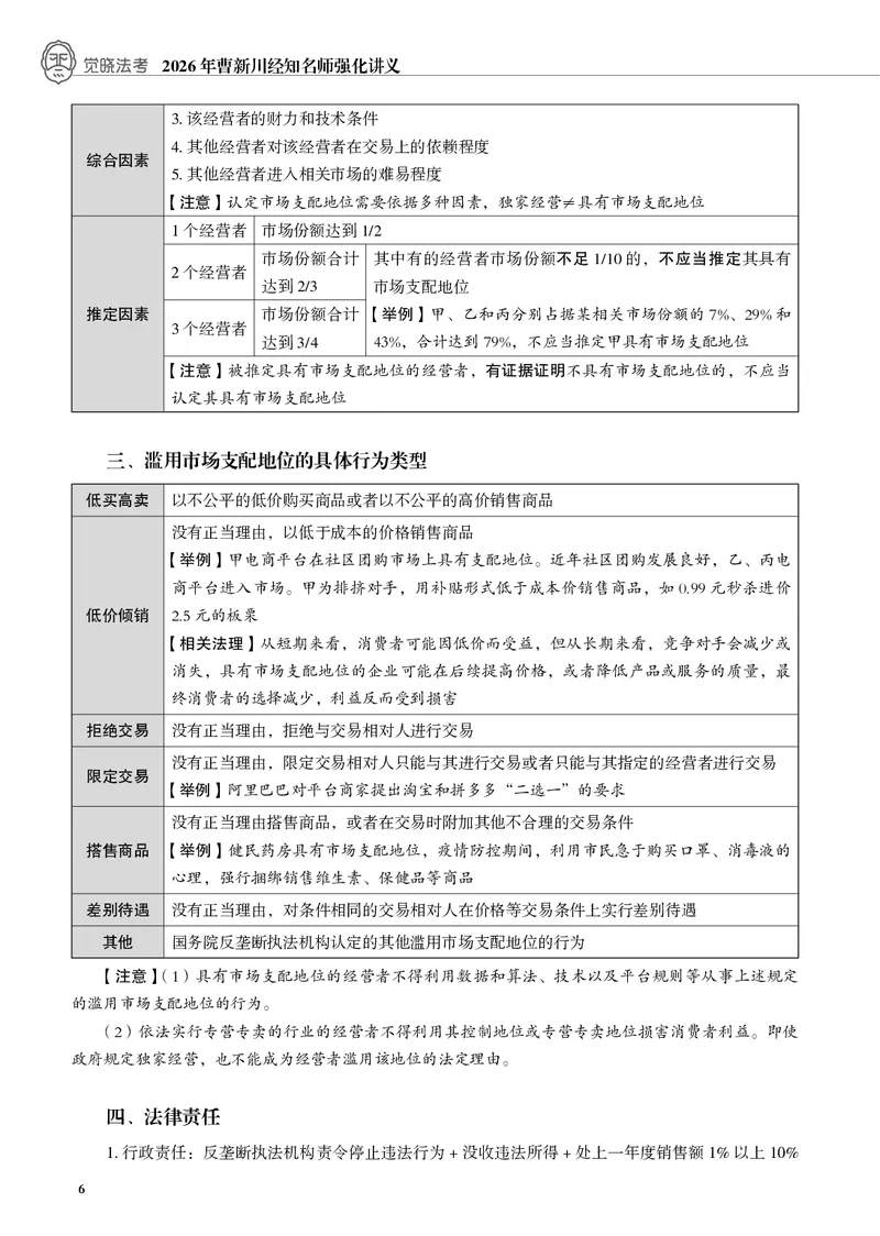 《黑白26年经知环劳名师讲义_2026法考客观_觉-X_2026JX名师专项课（内部班）_01曹新川经知环劳名师课_00讲义》第9页预览