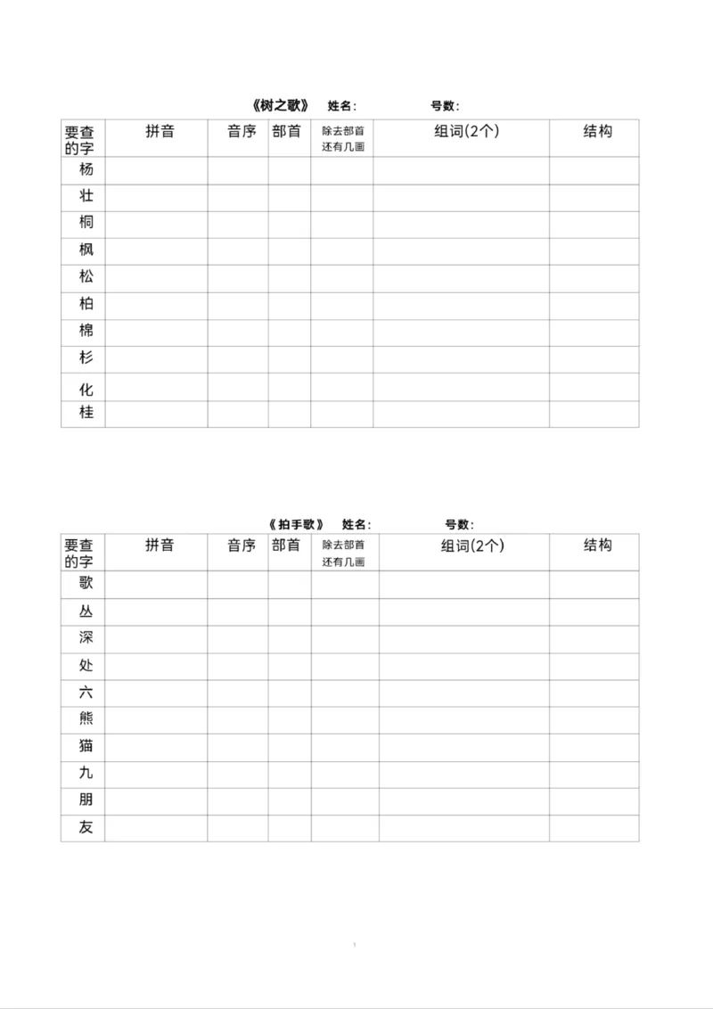 《10.5二年级上册语文查字典专项练习(3)_2年级上册同步教辅_2上-语文_二上语文-专项练习》第3页预览