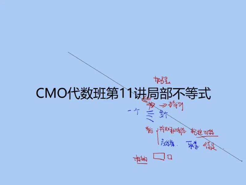 《第11讲_局部不等式笔记-1bf818721ea0_学而思高三全套_2019秋季高三直播_2019秋高三CMO代数班中国数学奥林匹克16讲邹林强_资料》第1页预览