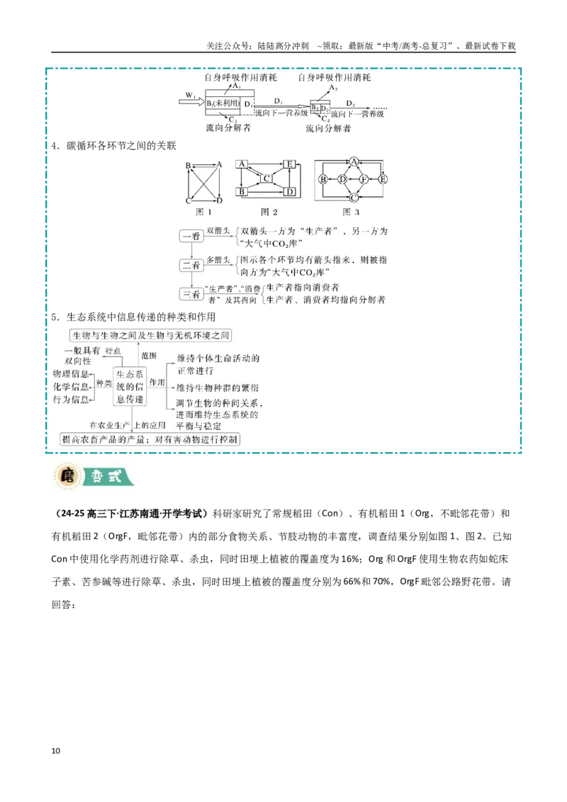 《大题04生物与环境类（教师版）_06-生物-高考总复习_专项复习_2025年_2025年高考生物大题突破+限时集训（福建专用）》第10页预览