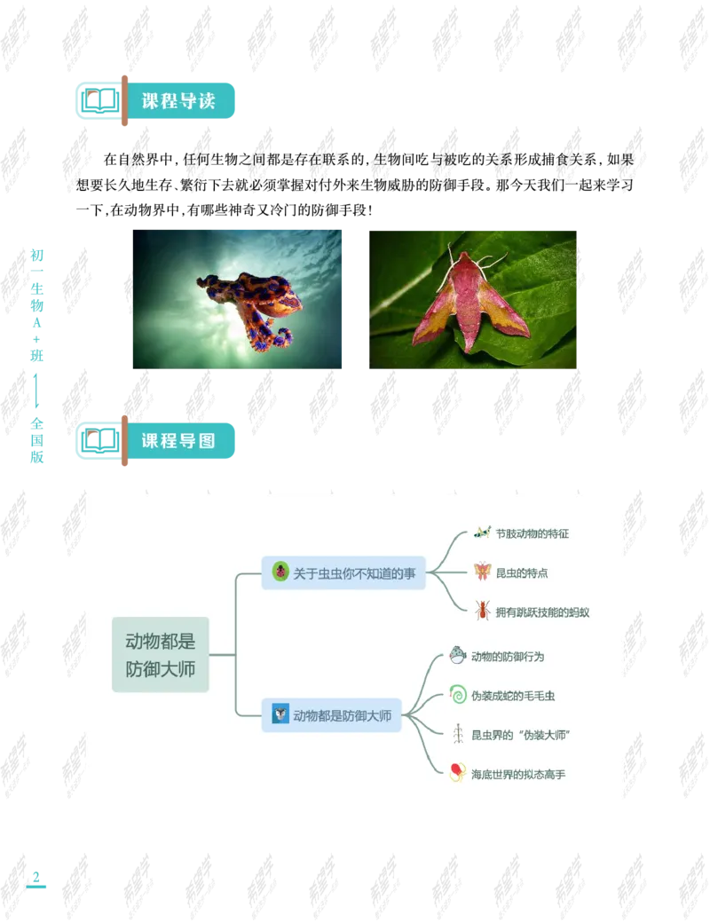 《wx_11220323470086-初一生物全国A加讲义1-正文-1651892685965-0c2d7c56d5c0_学而思初中1年级_2022暑初一_初一生物暑假全国版A+张雨桐完结》第10页预览