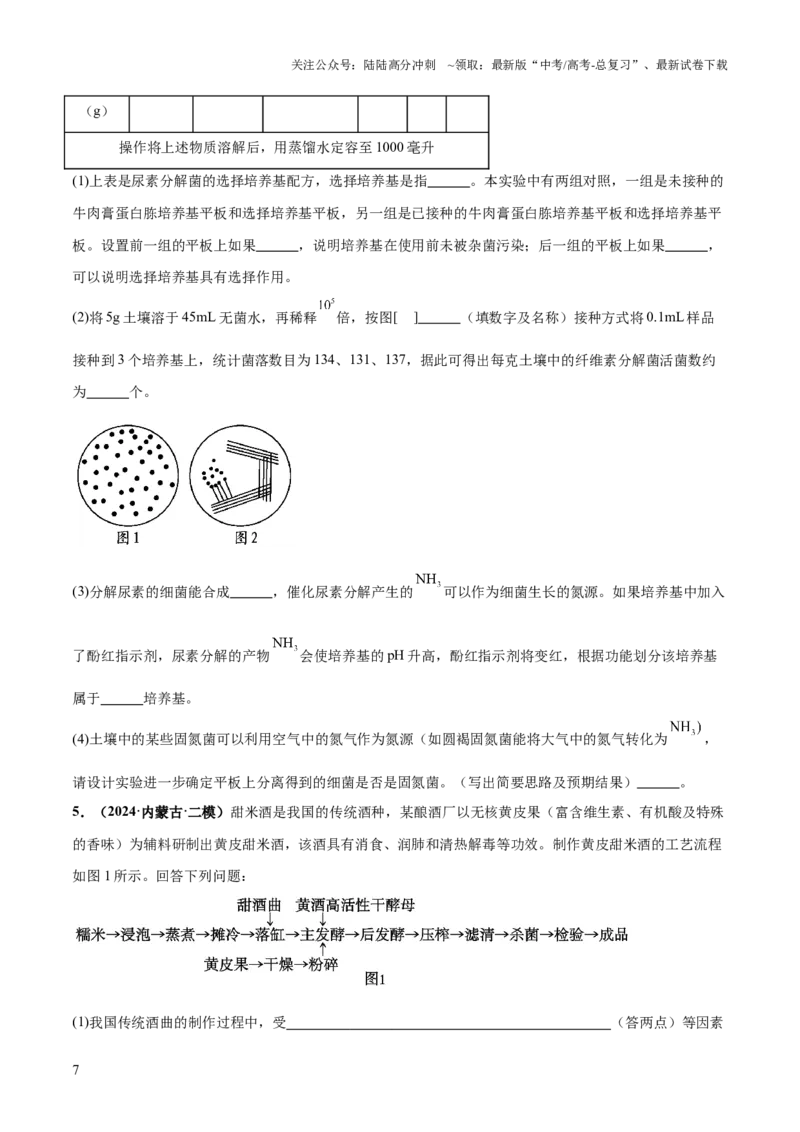 《大题05生物技术与工程（原卷版）_06-生物-高考总复习_三轮冲刺_大题精做冲刺2025年高考生物大题突破+限时集训（新高考通用）》第7页预览