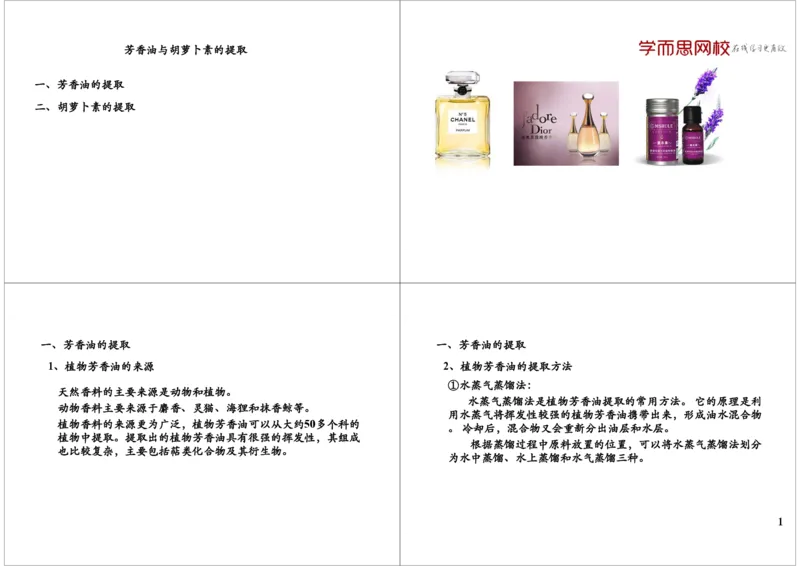 《芳香油与胡萝卜素的提取（一轮下）-766f73388ac1_学而思高三全套_高三录播课程各种版本_高三一轮二轮_29709-56高考生物一轮总复习（必修+选修1、3）》第1页预览