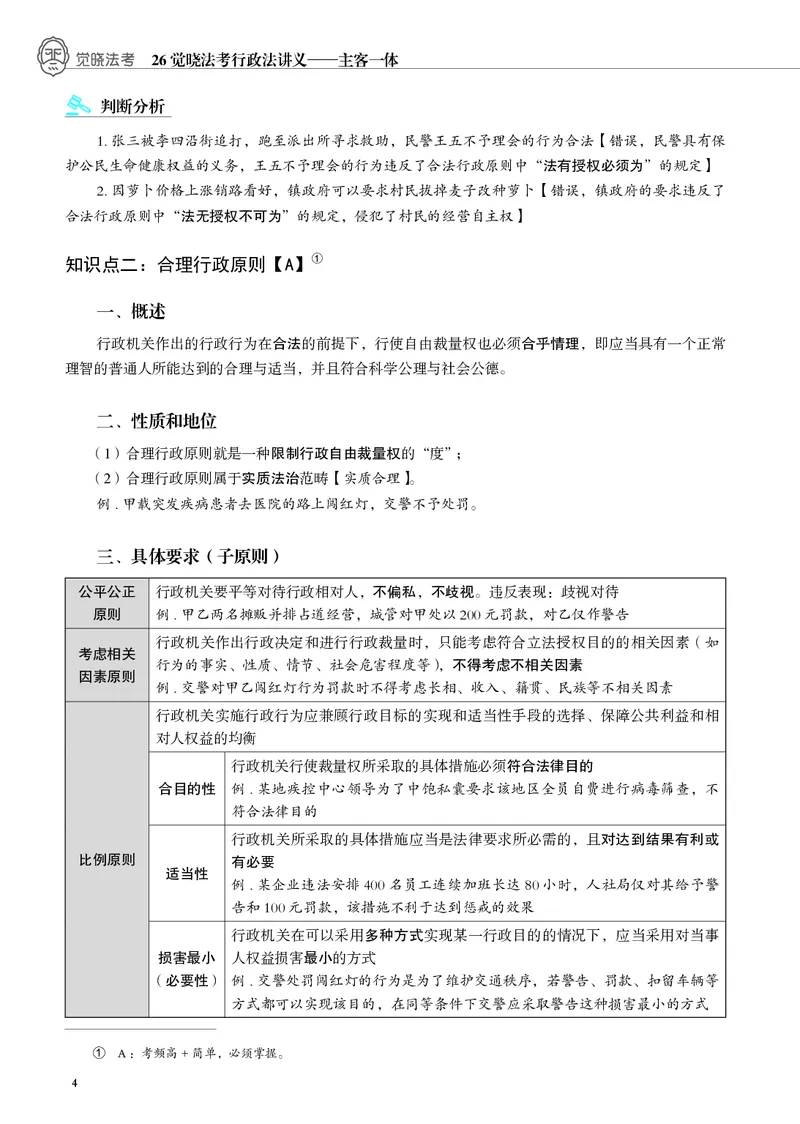《黑白26年行政法内部讲义_2026法考客观_觉-X_2026JX法考主客一体内部课视频+讲义_26年JX法考精讲行政法-黄学伟视频+讲义_讲义》第8页预览