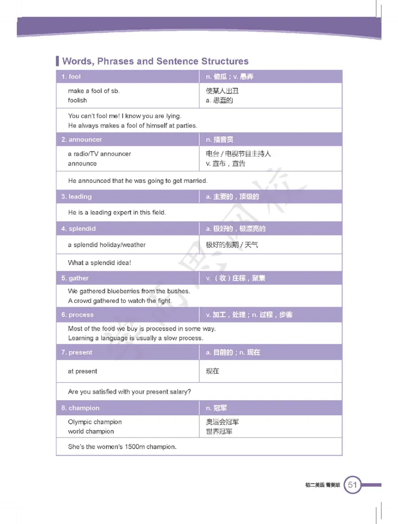 《2019暑初二菁英班-Lecture6知识清单(2)-288895ad95e6_学而思刘飞飞新概念一二三册_刘飞飞新概念二_06.新概念二L69-79_知识清单》第1页预览
