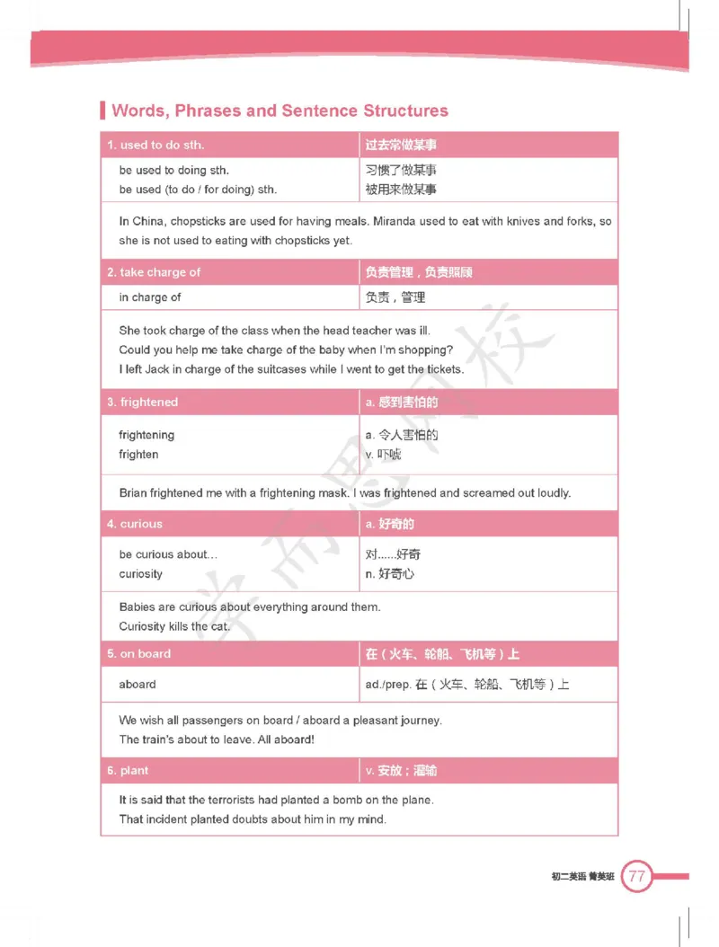 《2019暑初二菁英班-Lecture9知识清单-c5ec6becb31f_学而思刘飞飞新概念一二三册_刘飞飞新概念二_06.新概念二L69-79_知识清单》第1页预览