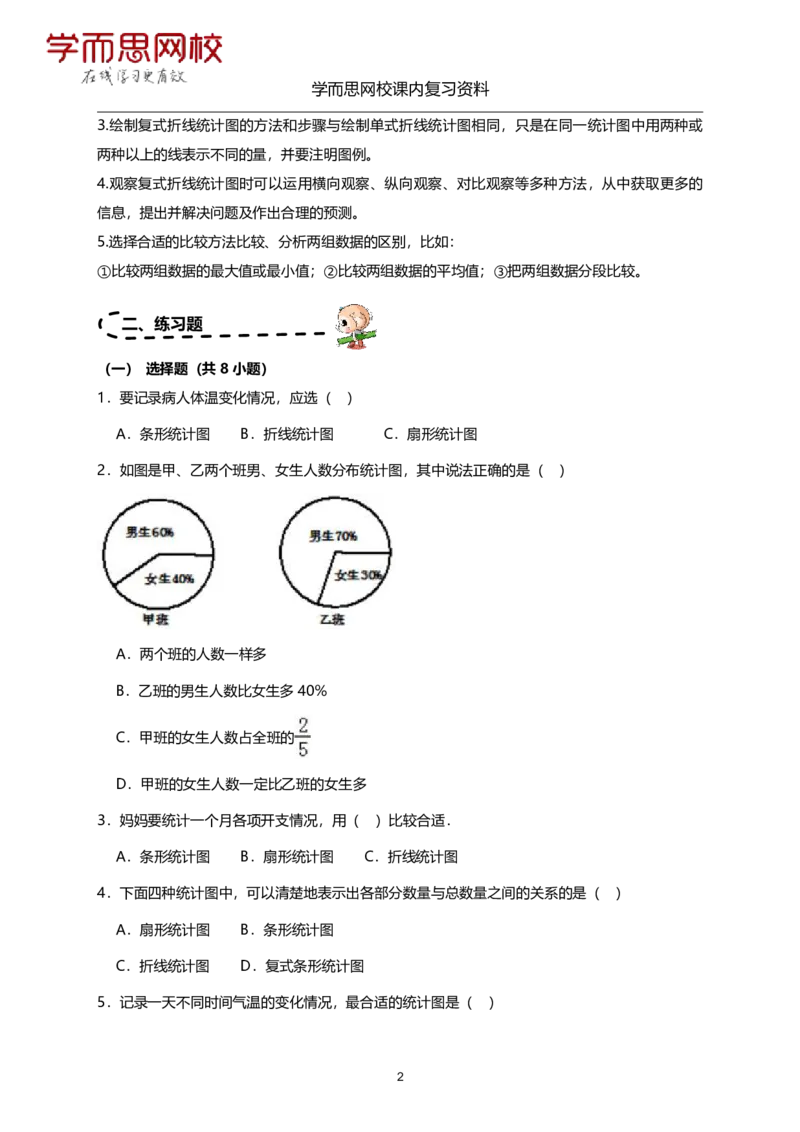 《北师版-六年级上册-期末复习资料-b6813022b7e7_小学学而思全套_六年级全套_六年级2020年暑-2021年春直播课程_2020年秋季课程六年级_2020年秋季课程六年级数学_11.15资料补充》第2页预览