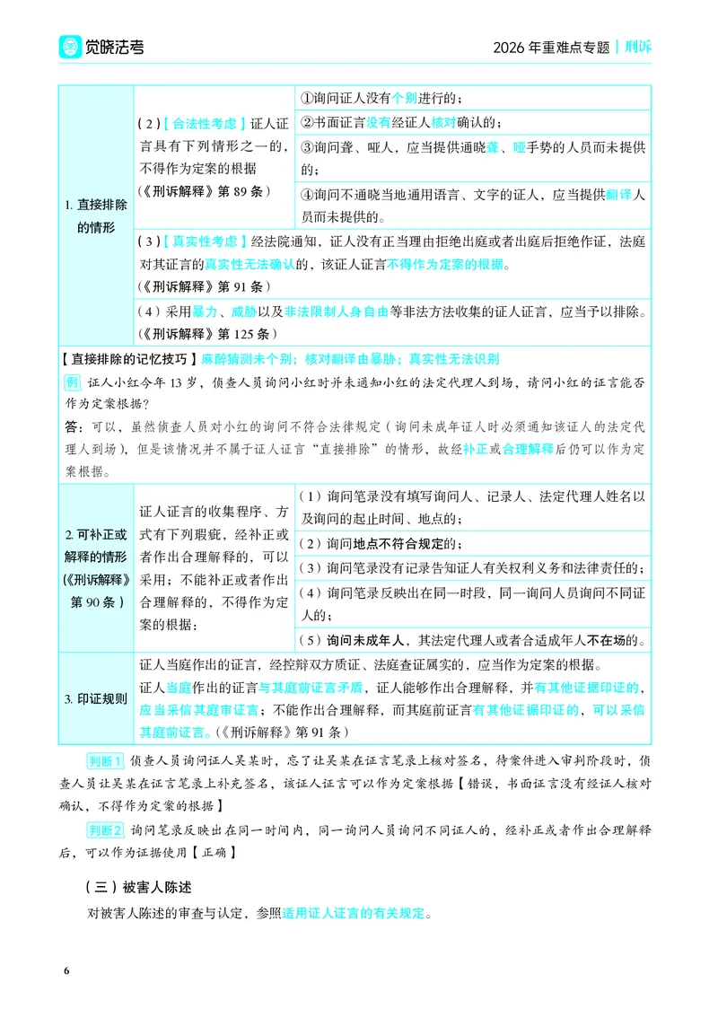 《彩色2026年刑诉专题讲义_2026法考客观_觉-X_2026JX法考重难点专题视频+讲义_视频+讲义2026年肖沛权刑诉重难点专题》第9页预览
