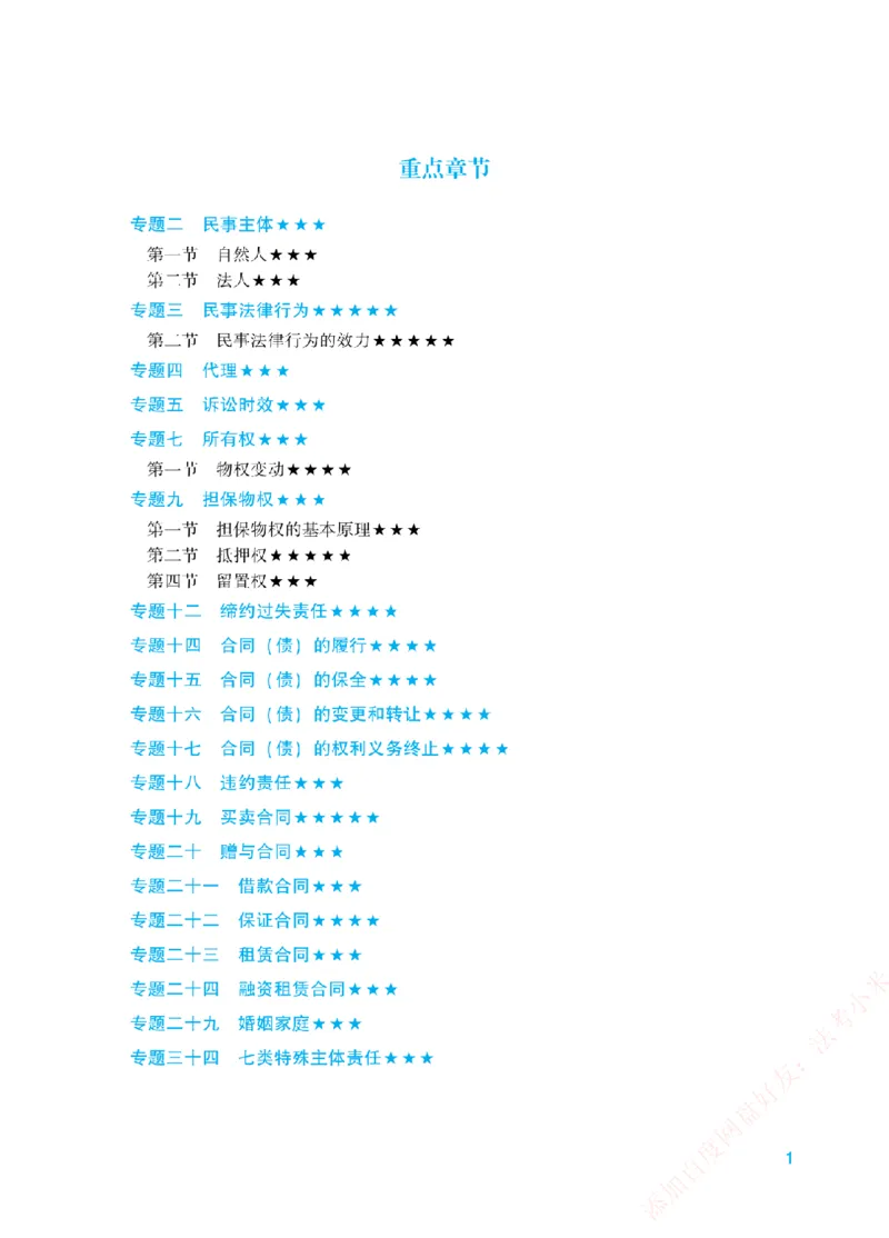 《重点章节和考查重点-民法_2026法考客观_众-H_2026法考系统强化（内部）合集_00.配套资料(含知识点汇总)_07.内部系统强化课考查重点》第1页预览