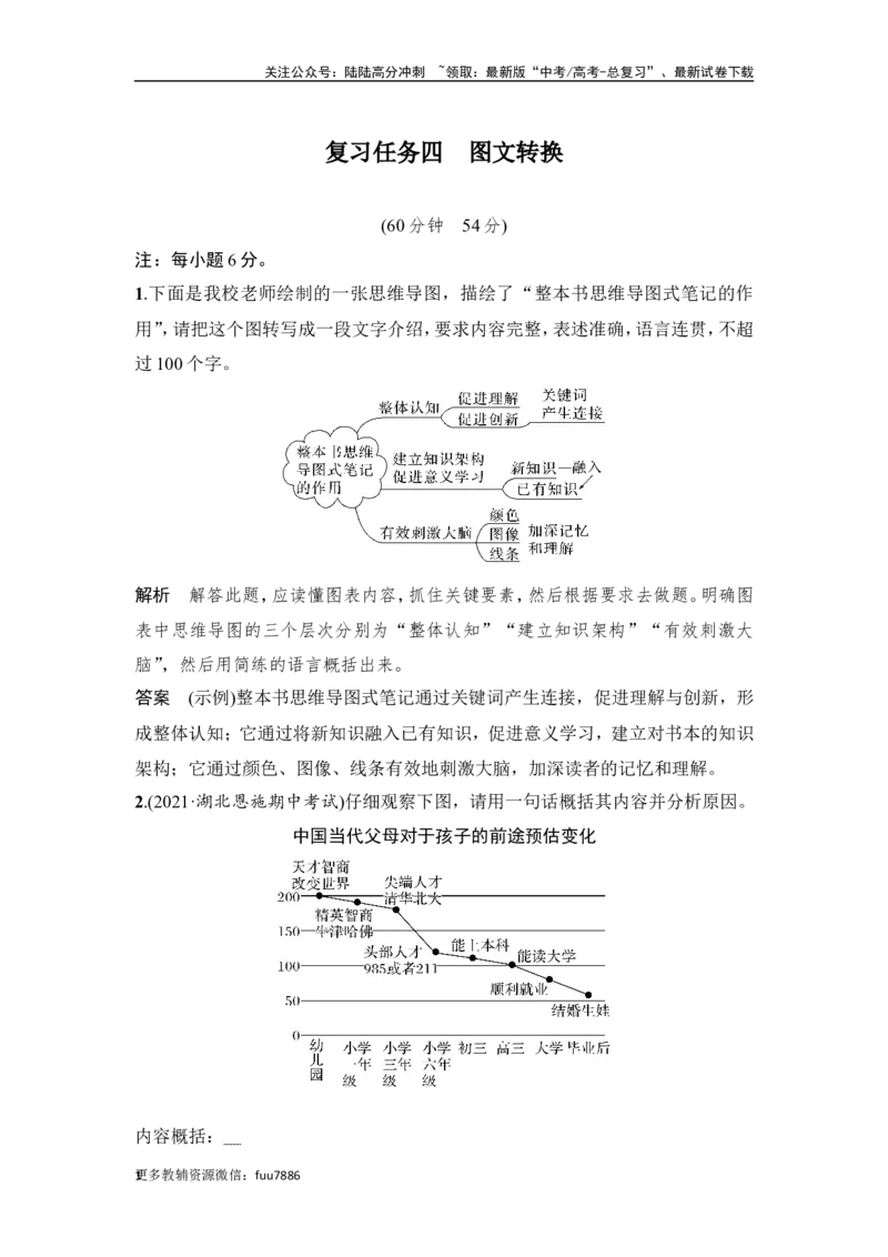 《复习任务四　图文转换_一轮复习_2024年_2024高考语文大一轮复习课件讲义新人教版知识总结_2024年高考语文一轮复习讲义（部编新高考版）_赠word补充习题库一套_课时作业对点演练》第1页预览