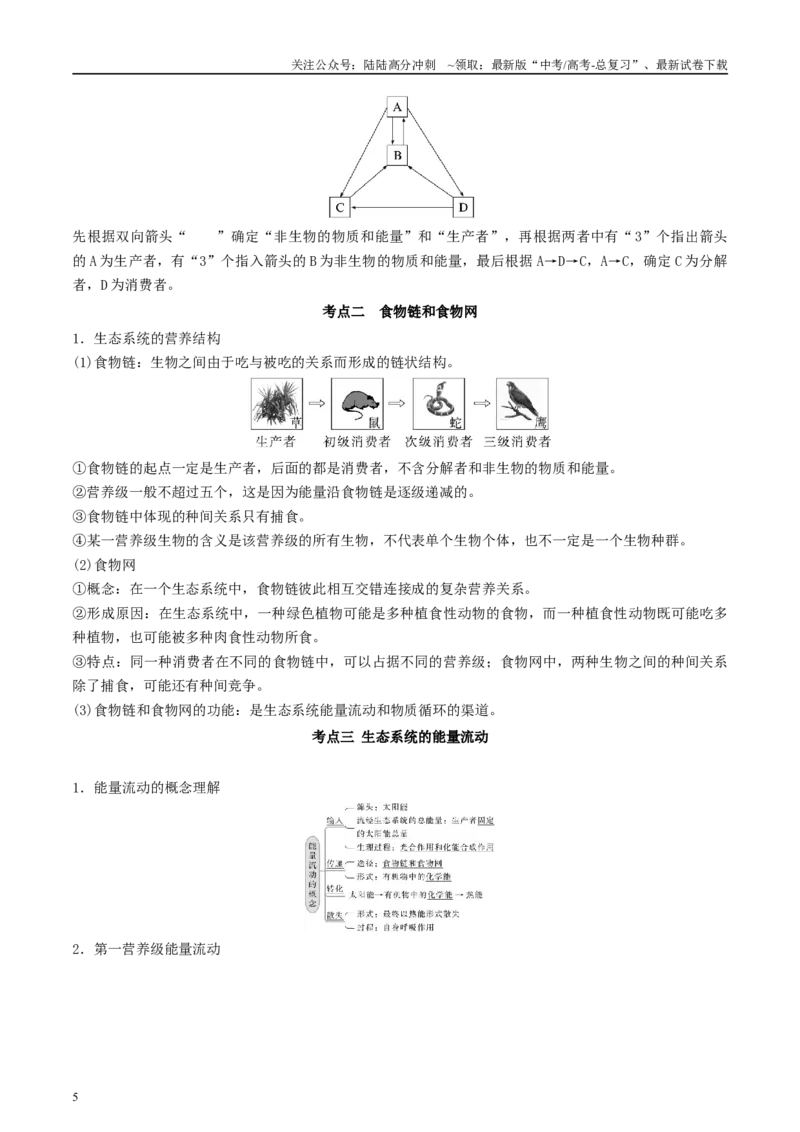 《微专题7种群、群落、生态系统原卷版_06-生物-高考总复习_专项复习_2025年_2025年高考生物考前冲刺微专题限时练（全国通用）_资料》第5页预览