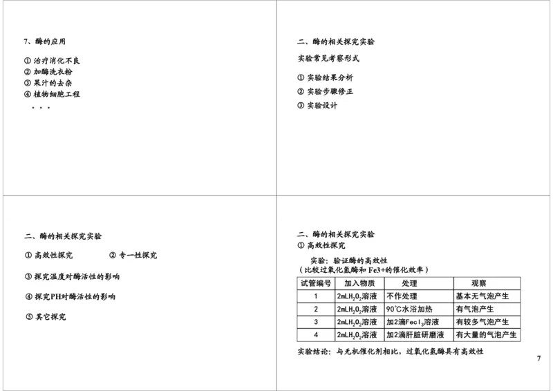 《细胞代谢-酶与ATP-a108c5f32f98_学而思高三全套_高三录播课程各种版本_高三一轮二轮_29709-56高考生物一轮总复习（必修+选修1、3）_第08讲：细胞代谢-酶与ATP（一轮上）》第7页预览