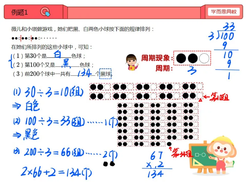 《第3讲_周期问题笔记-cd22b4cccd8f_小学学而思全套_三年级全套_三年级直播课_2020年秋季课程三年级_2020年秋季课程三年级数学_第三课资料》第1页预览
