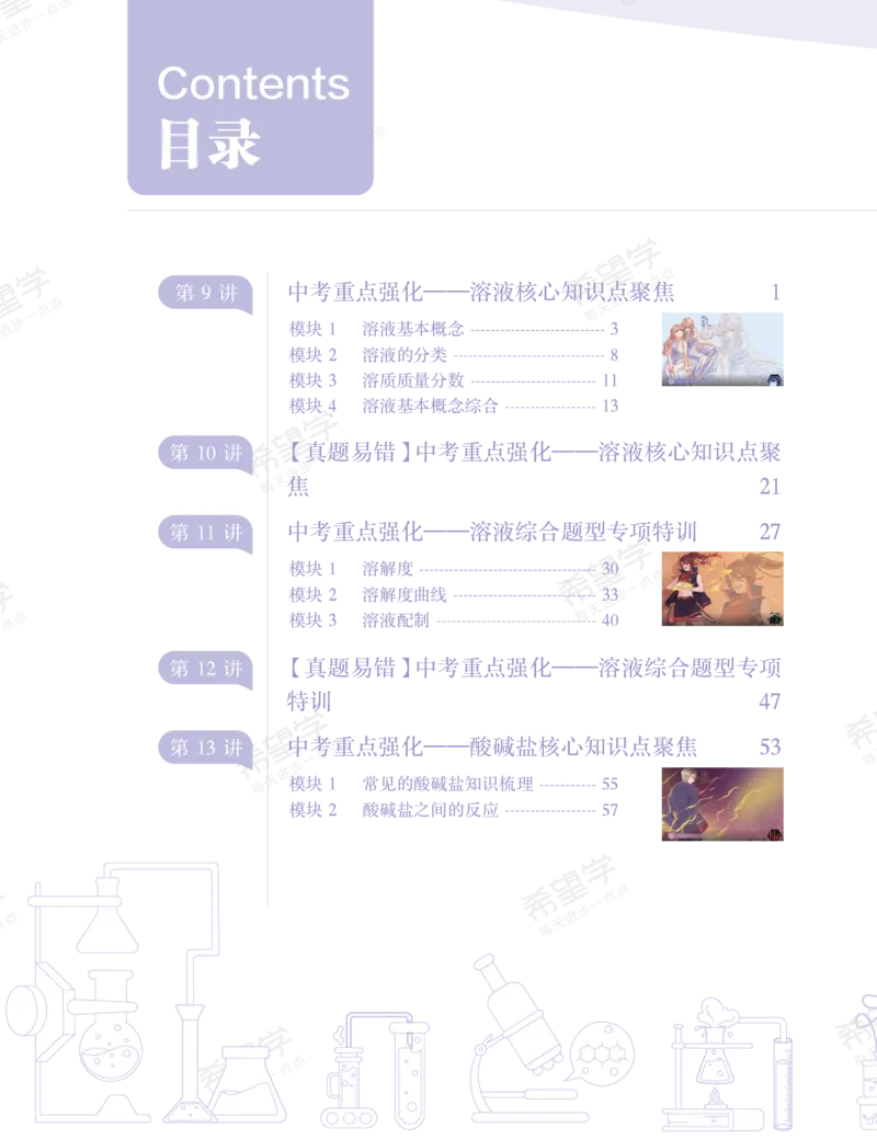 《初三化学培训班学习用书-春上-全国版S-讲义2-正文-6e6e8e72a6a5_学而思初中3年级_2024春上初三_08.2024春上初三化学S班陈潭飞_资料》第2页预览