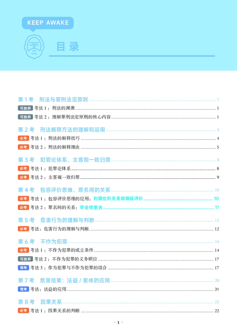 《彩色26年必考主线_2026法考客观_觉-X_0926JX客观考前冲刺-必考主线课程_05.2026年刑法必考主线(徐光华)》第5页预览