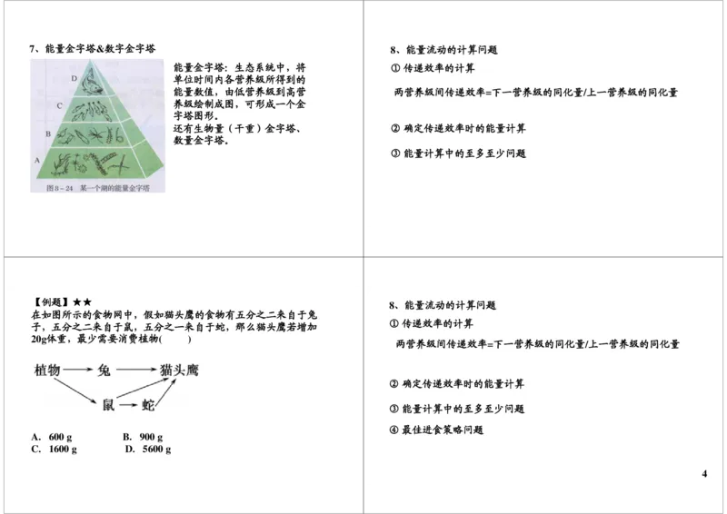 《生态系统--功能与稳定性（一轮下）-a83a7111d130_学而思高三全套_高三录播课程各种版本_高三一轮二轮_29709-56高考生物一轮总复习（必修+选修1、3）》第4页预览