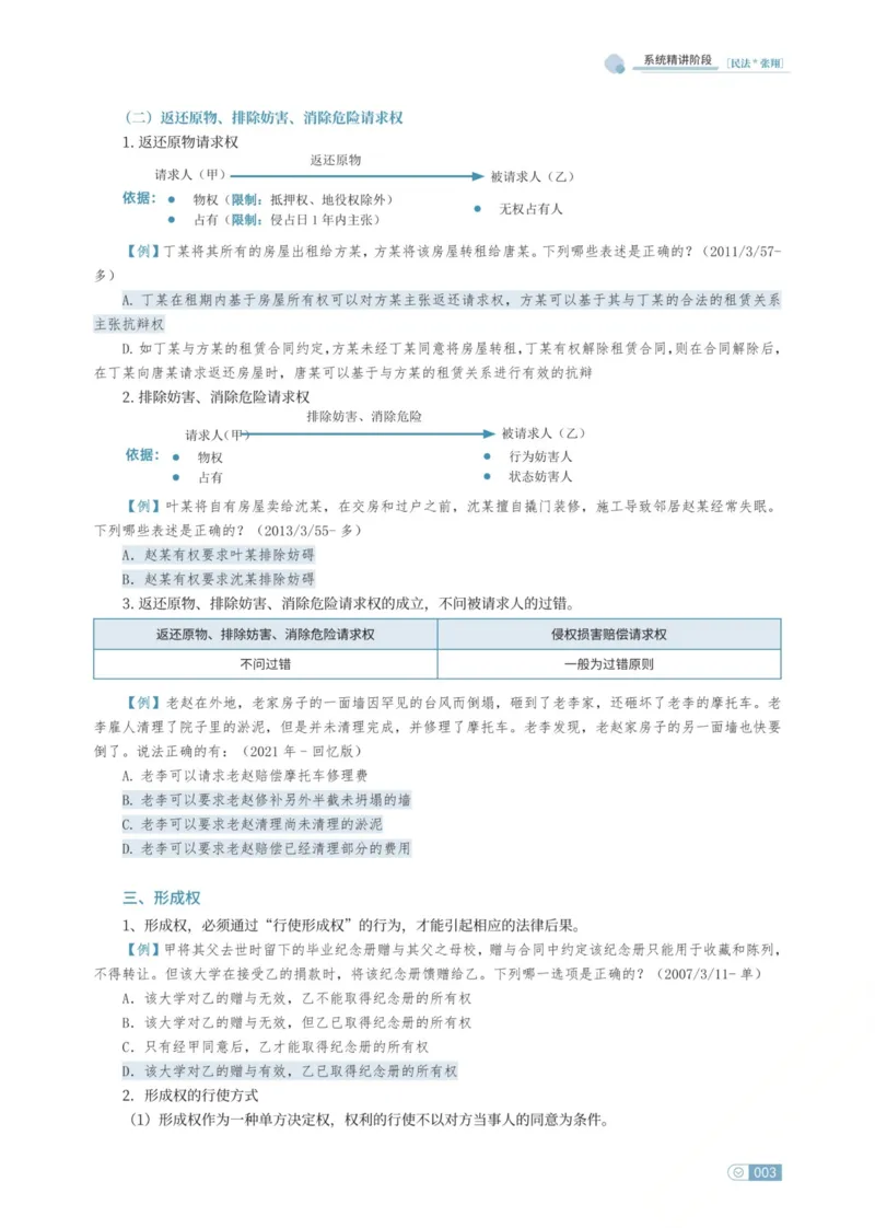 《民法张翔内部精讲_2026法考客观_厚-D_2026HD内部精讲（内部班）_01民法张翔内部理论精讲_00讲义》第9页预览