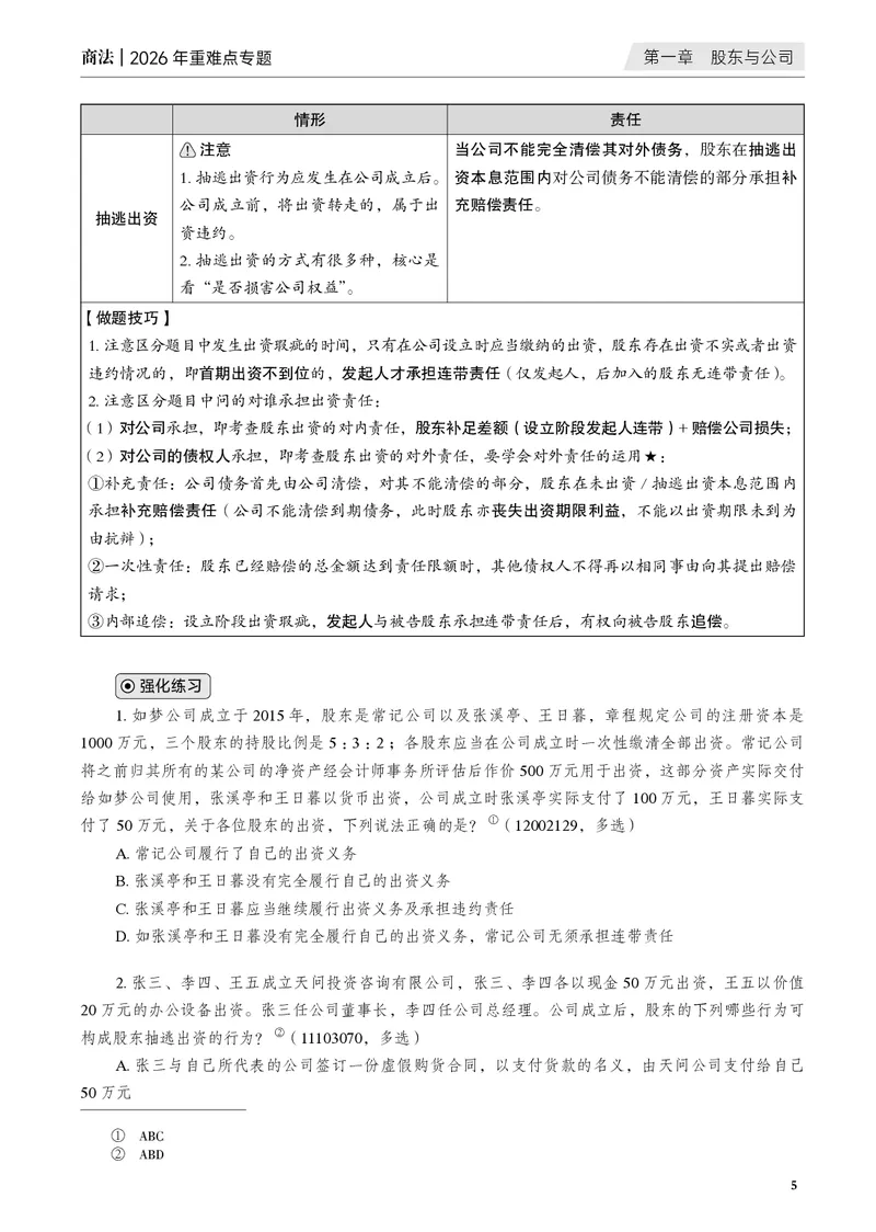 《黑白26年商法重难点专题_2026法考客观_觉-X_2026JX法考重难点专题视频+讲义_视频+讲义2026年刘安琪商法重难点专题》第6页预览