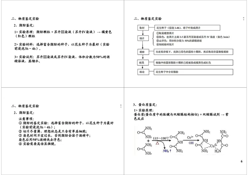《细胞的物质基础-显微观察实验，物质鉴定实验，DN-828bf352db15_学而思高三全套_高三录播课程各种版本_高三一轮二轮_29709-56高考生物一轮总复习（必修+选修1、3）》第6页预览