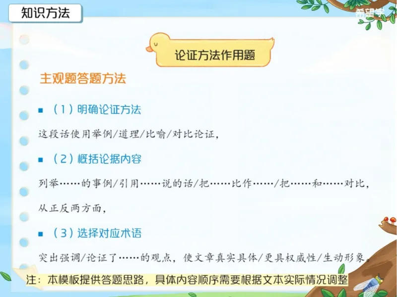 《初三春下第11讲爱豆笔记-e75136bc2938_学而思初中3年级_2024春下初三_01.2024春下初三语文A+班霍婉_12.三轮复习之议论文阅读总复习》第7页预览