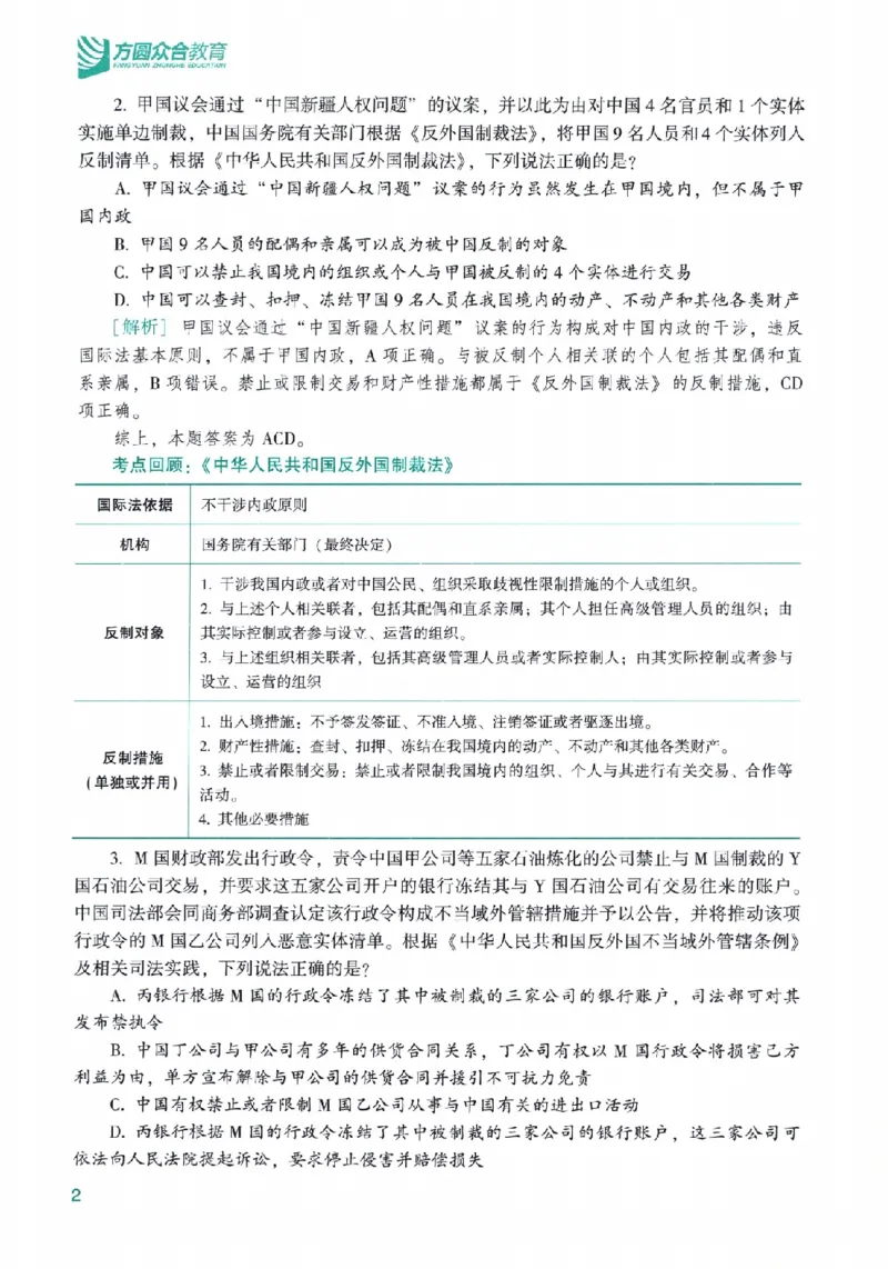 《高端提升-三国法·杨帆_2026法考客观_众-H_10高端提升（7月）_00配套讲义（全）》第6页预览
