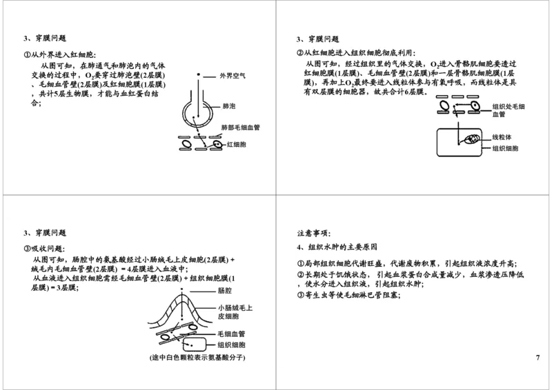 《内环境与稳态（一轮下）-7f0e616e9606_学而思高三全套_高三录播课程各种版本_高三一轮二轮_29709-56高考生物一轮总复习（必修+选修1、3）_第26讲：内环境与稳态（一轮下）》第7页预览