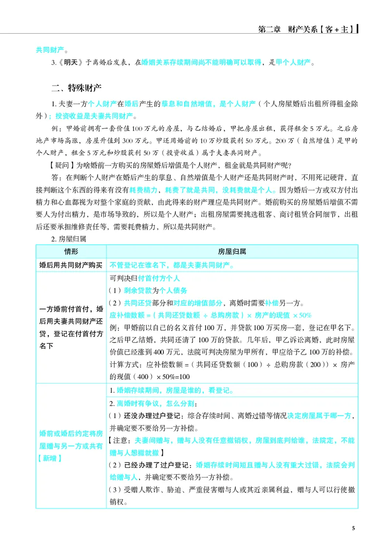 《彩色26民法内部增补讲义_2026法考客观_觉-X_增补课程汇总_04张成岭民法增补课程》第5页预览