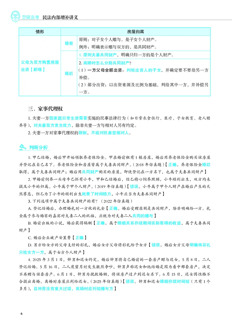 《彩色26民法内部增补讲义_2026法考客观_觉-X_增补课程汇总_04张成岭民法增补课程》第6页预览