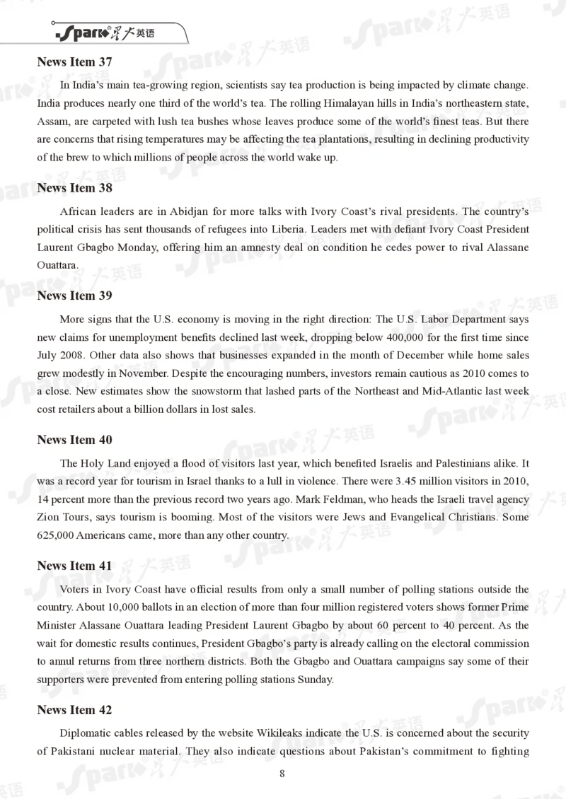 《斐然英语听力系列VOA新闻听力100篇-69485109ce4e_学而思高三全套_2020春季高三_20春季目标清北班高三英语2轮复习（全国）14讲顾斐(1)》第8页预览