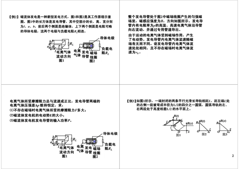 《54讲义-947ee544ece9_学而思高三全套_高三录播课程各种版本_高三一轮二轮_21630=11964高考物理一轮总复习(含动量部分）-于亮61讲_第54讲：电磁感应的能量综合（2）》第2页预览