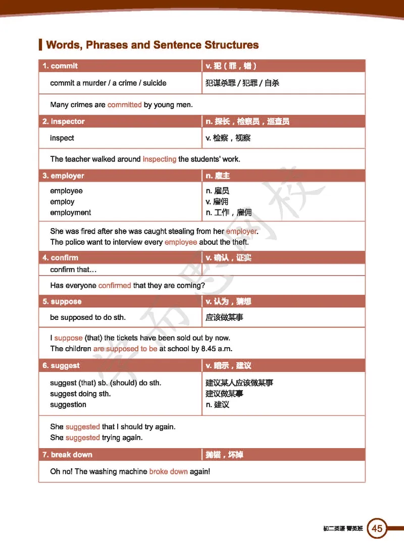 《2019秋初二菁英班-Lecture5知识清单-b0f5e90b7ec4_学而思刘飞飞新概念一二三册_刘飞飞新概念二_07.新概念二80到96单元》第1页预览