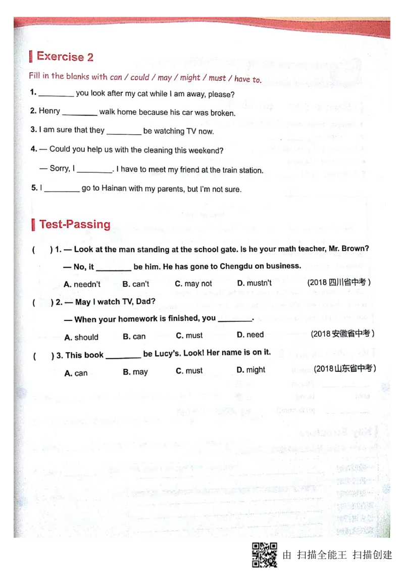 《新概念英语二第8.9单元-9b81d7c46920_学而思刘飞飞新概念一二三册_刘飞飞新概念二_02:新二直播L10~L32_初一秋英语讲义》第7页预览