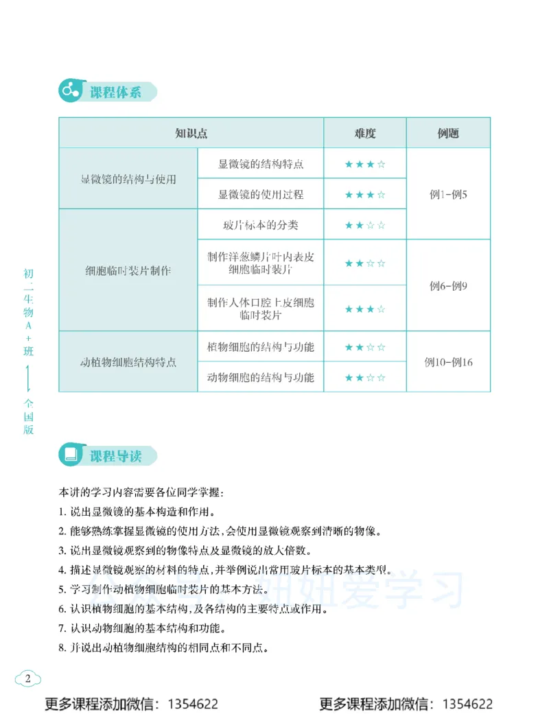 《初二生物-春上-全国版A加-讲义1_Password_Removed-7b778710e220_学而思初中2年级_2024春上初二_08.2024春上初二生物A+班张雨桐》第10页预览