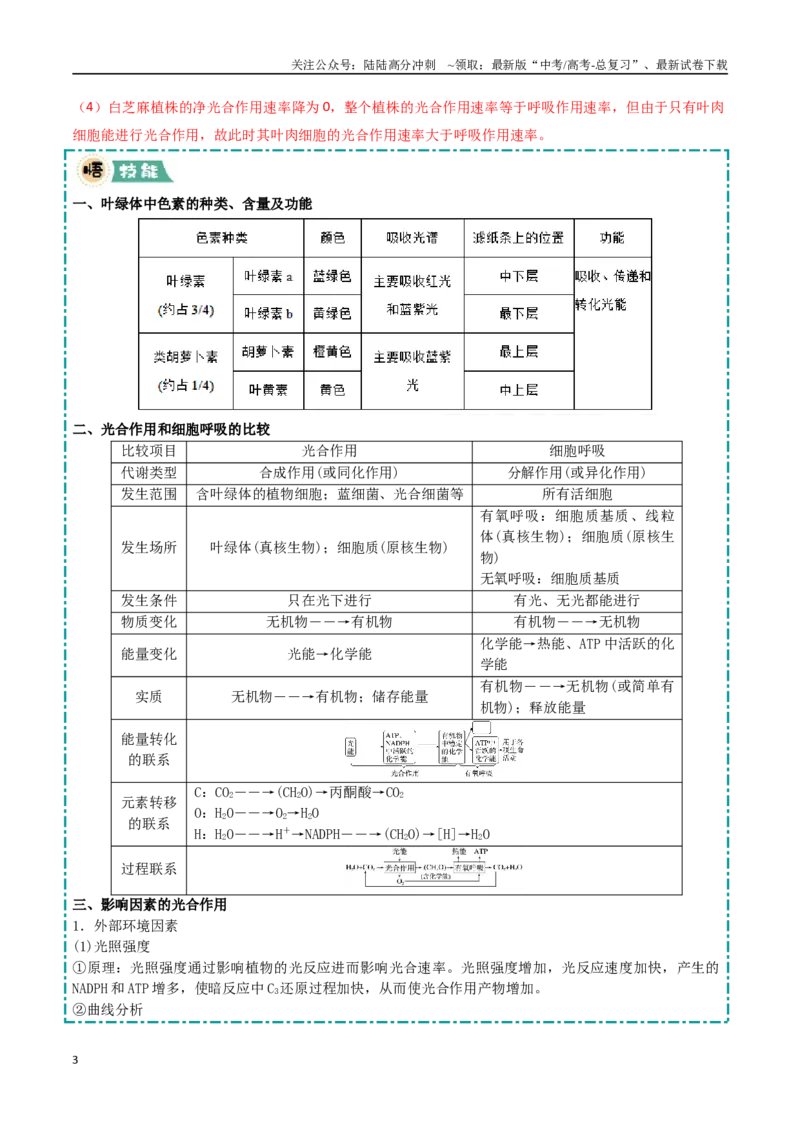 《大题01细胞代谢类（教师版）_06-生物-高考总复习_专项复习_2025年_2025年高考生物大题突破+限时集训（福建专用）》第3页预览
