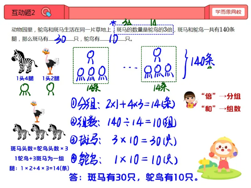 《第12讲_鸡兔同笼的探索笔记-7c9b9a5f23b9_小学学而思全套_三年级全套_三年级直播课_2020年秋季课程三年级_2020年秋季课程三年级数学_12.鸡兔同笼的探索》第5页预览