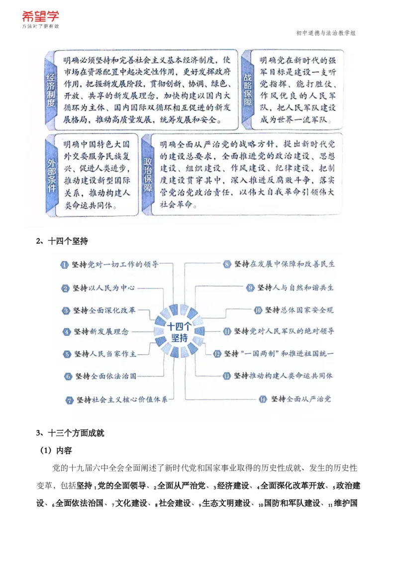 《习近平新时代中国特色社会主义思想的主要内容-4706d23c880c_学而思初中3年级_2024春下初三_初三政治培训班（春下·全国版·A+）_讲义及拓展资料》第2页预览