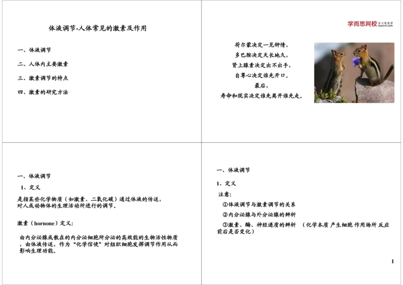 《体液调节-人体常见的激素及作用（一轮下）-7a2c4ae35edb_学而思高三全套_高三录播课程各种版本_高三一轮二轮_29709-56高考生物一轮总复习（必修+选修1、3）》第1页预览