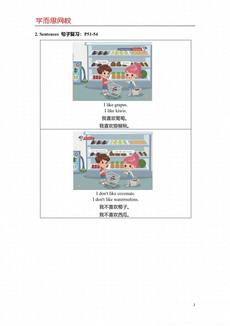 《二年级S加班U7-Ls1重点知识总结-9255fbb5eea4_小学学而思全套_二年级全套_二年级直播课程_2020年暑假课程二年级_2020年暑假课程二年级英语_重点知识》第2页预览