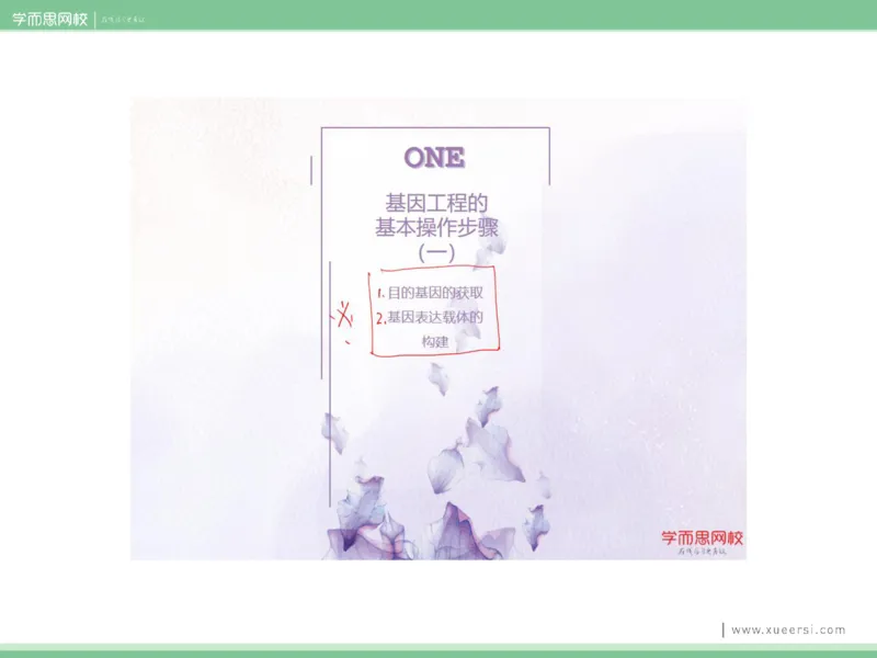 《课件52019寒高二基因工程2-4eb2d77aba70_学而思高二全套_2020年寒假高二(1)_2020寒假目标清北班高二生物直播班（全国）7讲周云完结_资料》第8页预览