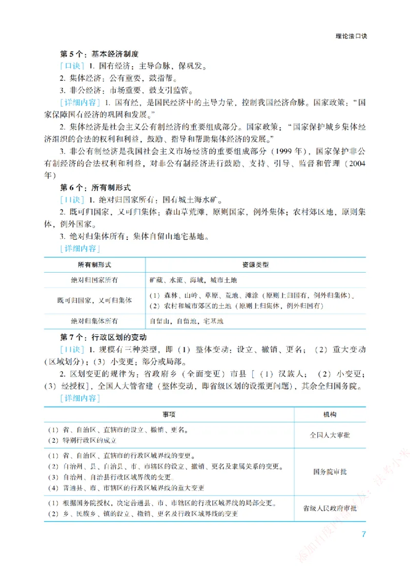 《理论法背诵口诀-新_2026法考客观_众-H_2026法考系统强化（内部）合集_00.配套资料(含知识点汇总)_09.系统强化-背诵口诀》第7页预览