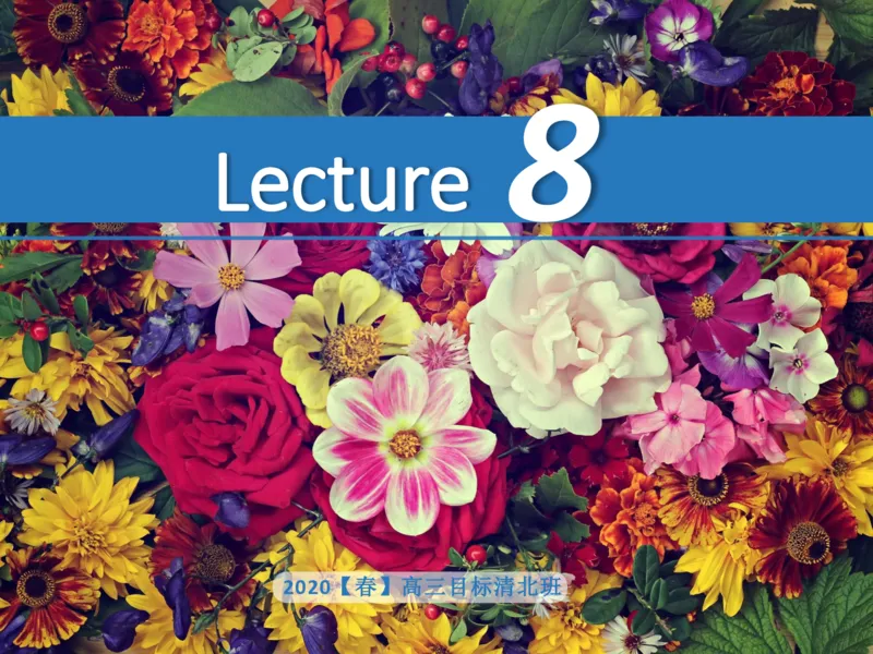 《斐然英语高三清北班Lecture8补充版讲义-1179be67a932_学而思高三全套_2020春季高三_20春季目标清北班高三英语2轮复习（全国）14讲顾斐(1)》第1页预览