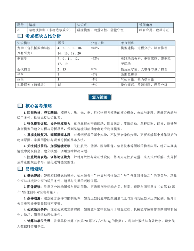 《2026年高考物理真题完全解读（北京卷）_2027版《2026年全国各省高考物理真题完全解读》（19套）word_word版2026年高考物理真题完全解读（19套）》第3页预览